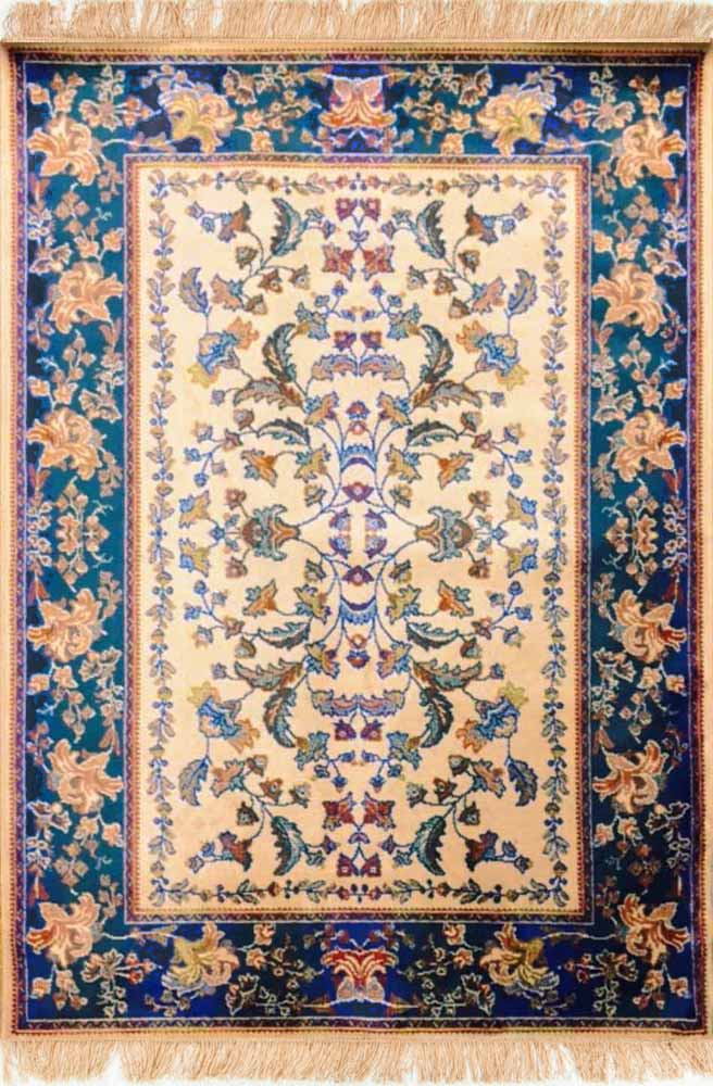 Fairlight Gold Floral Oriental Rug