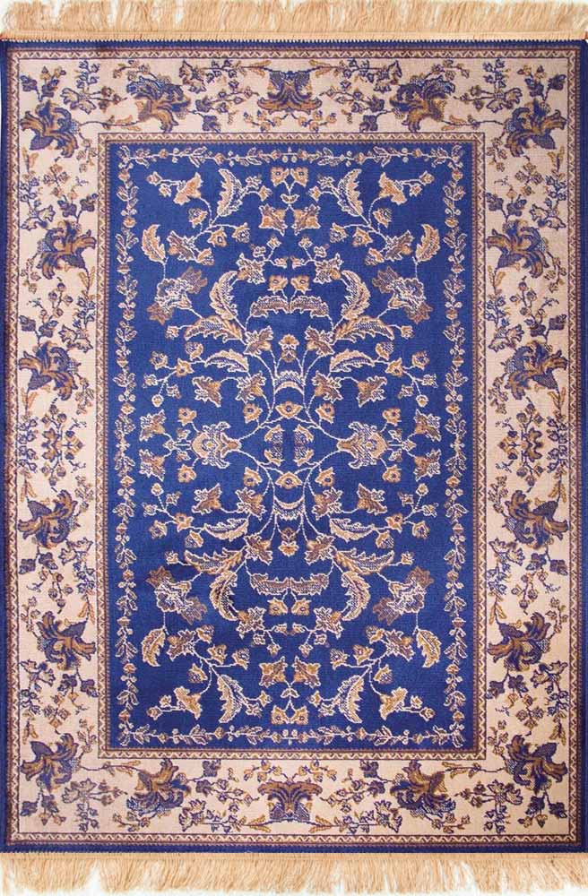 Fairlight Blue Floral Oriental Rug