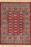 Fairlight Red Eyelets Oriental Rug