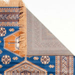 Fairlight Blue Aztec Oriental Runner