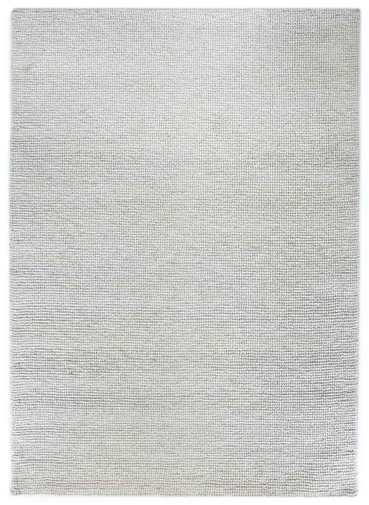 Pearl White Textured Rug