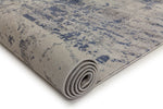 Freshwater Blueberry Ripple Distressed Rug