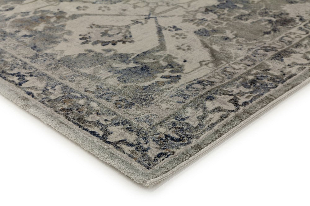 Freshwater Cream Temple Distressed Rug