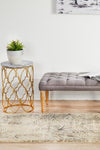 Emily Beige Palm Leaves Runner-3