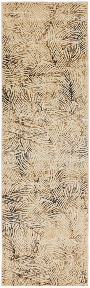 Emily Beige Palm Leaves Runner-4