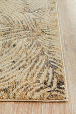 Emily Beige Palm Leaves Runner-6