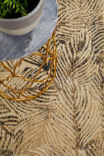 Emily Beige Palm Leaves Runner-8