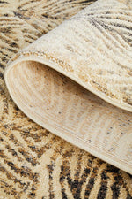 Emily Beige Palm Leaves Runner-9