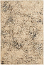 Emily Beige Palm Leaves Rug-4