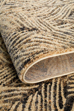 Emily Beige Palm Leaves Rug-8