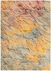 Emily Colourful Leaves Rug-4