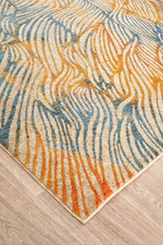 Emily Colourful Leaves Rug-5