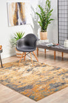 Emily Gold Abstract Rug-2