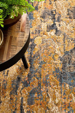 Emily Gold Abstract Rug-8
