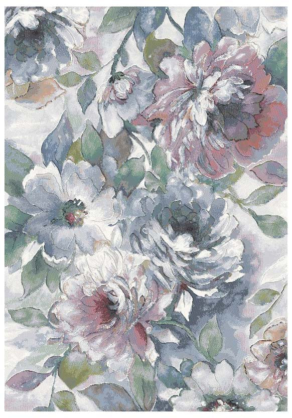 Willoughby Watercolour Flowers Rug