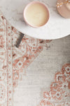 Delilah Peach Pink Medallion Rug_5