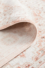 Delilah Peach Pink Medallion Rug_9