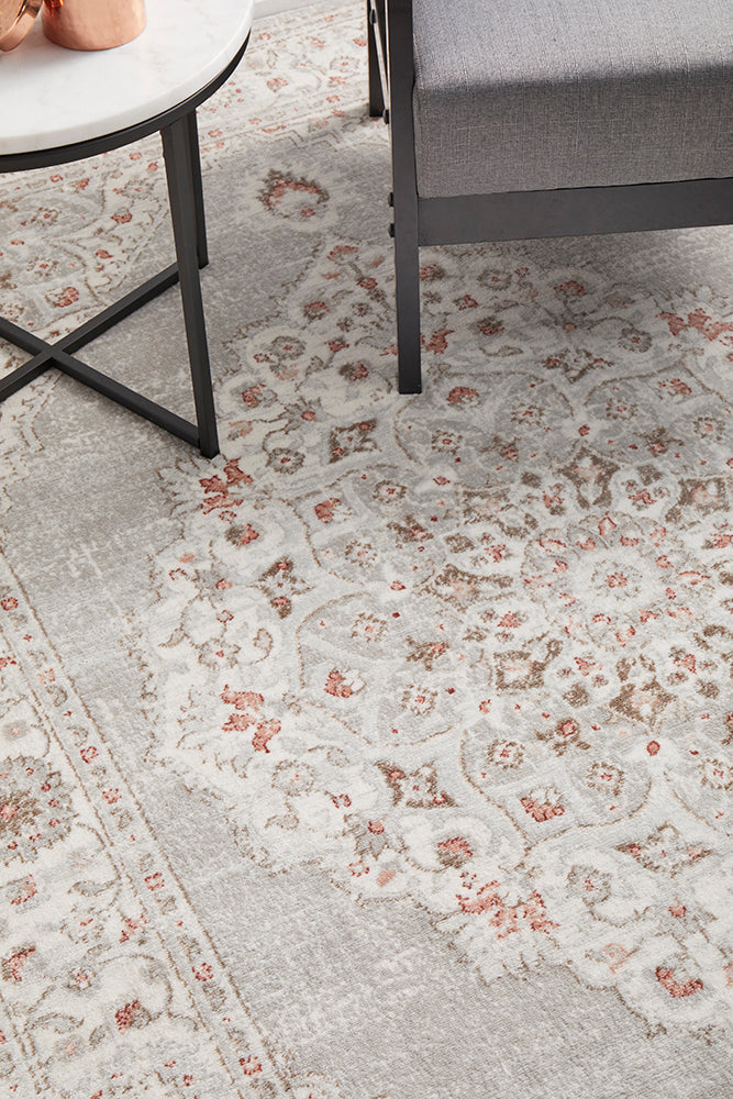 Delilah Rose Pink Medallion Rug_2