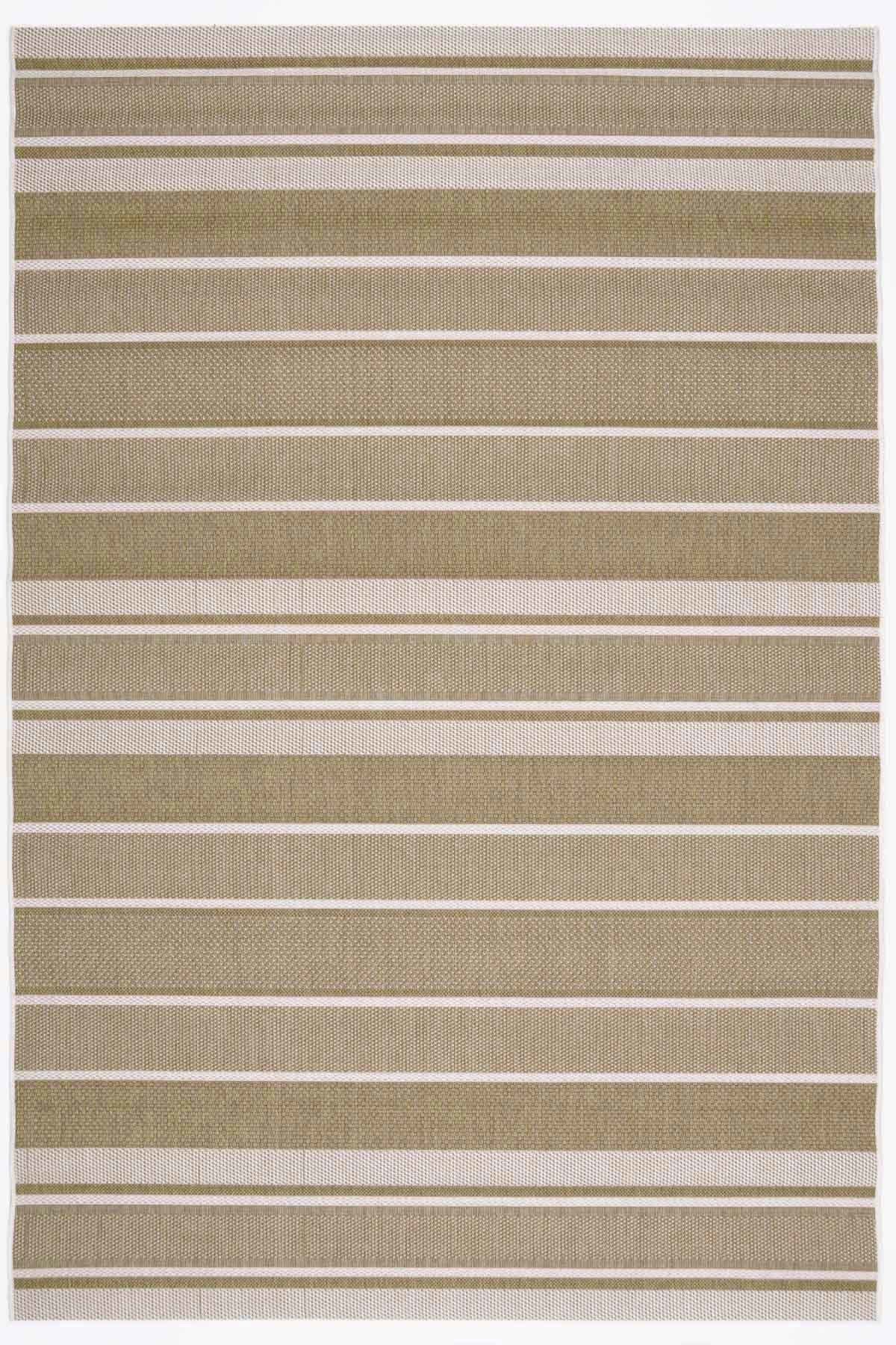 Roseville Beige Stripes Outdoor Rug