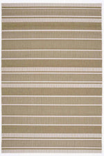 Roseville Beige Stripes Outdoor Rug