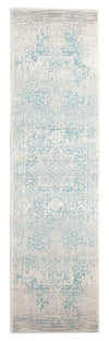 Glacier White Blue Transitional Rug