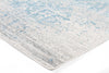 Glacier White Blue Transitional Rug