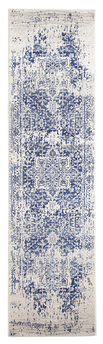 Horizon White Navy Transitional Rug