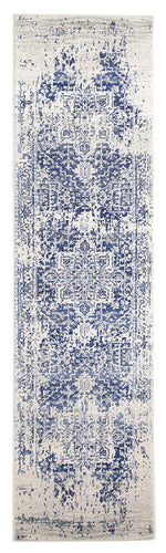 Horizon White Navy Transitional Rug