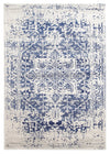 Horizon White Navy Transitional Rug