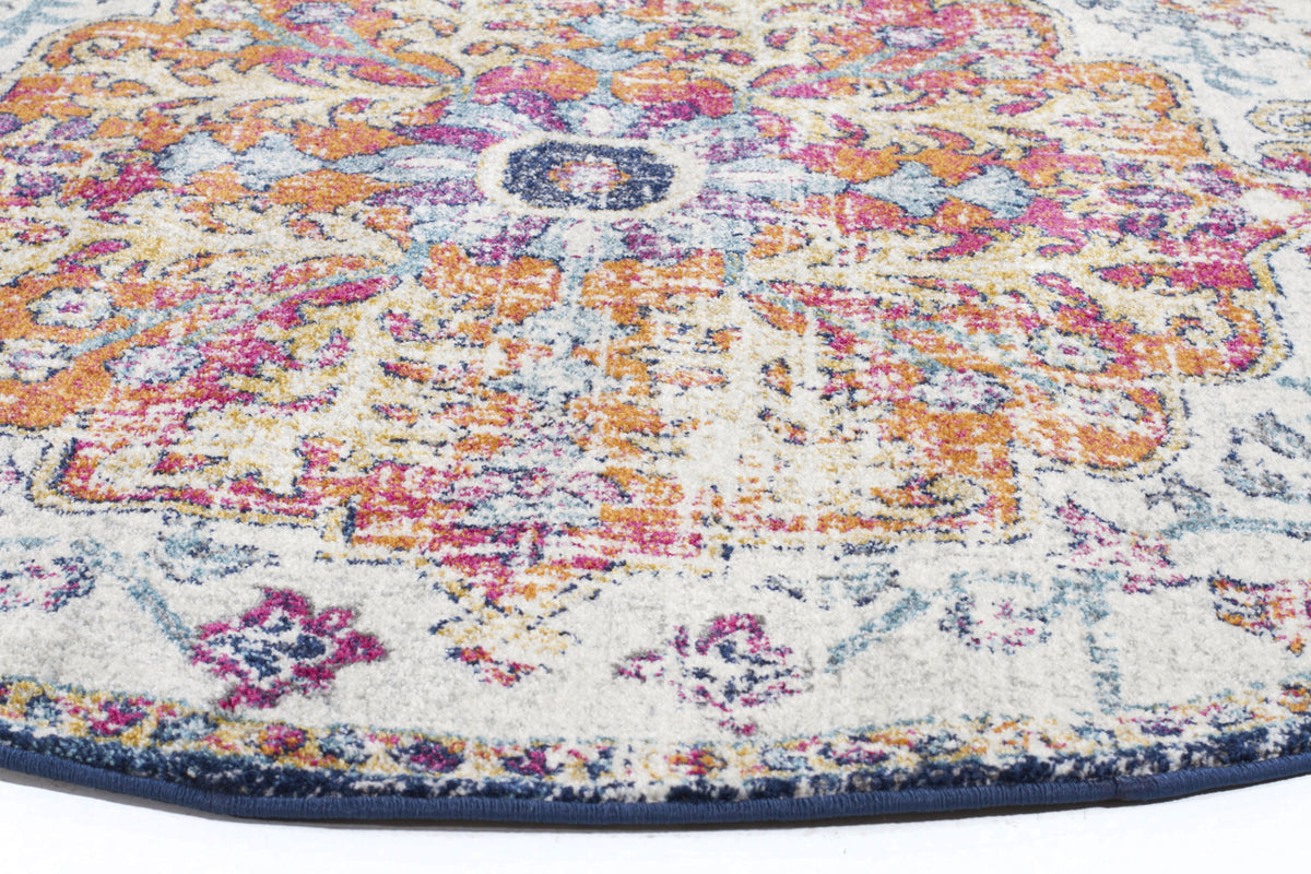 Carnival White Transitional Rug