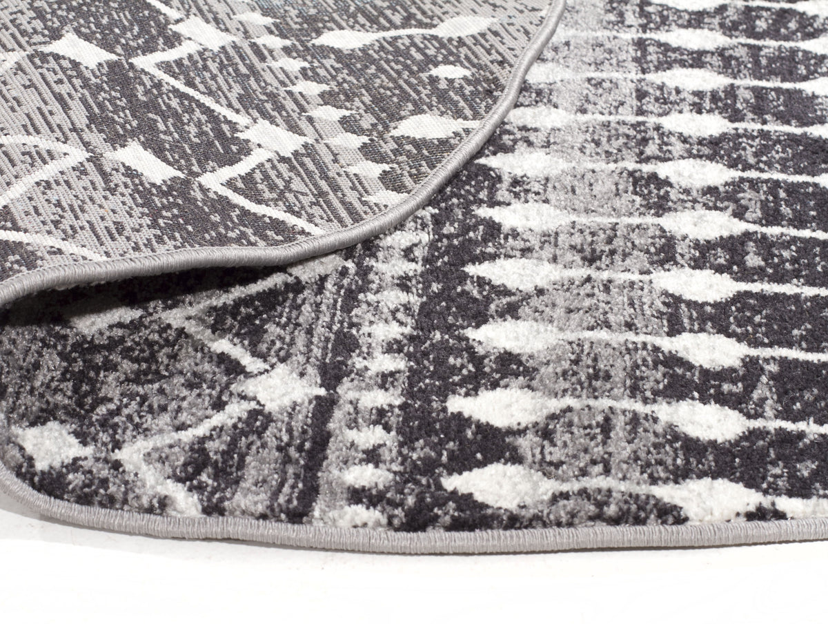 Simplicity Black Transitional Rug