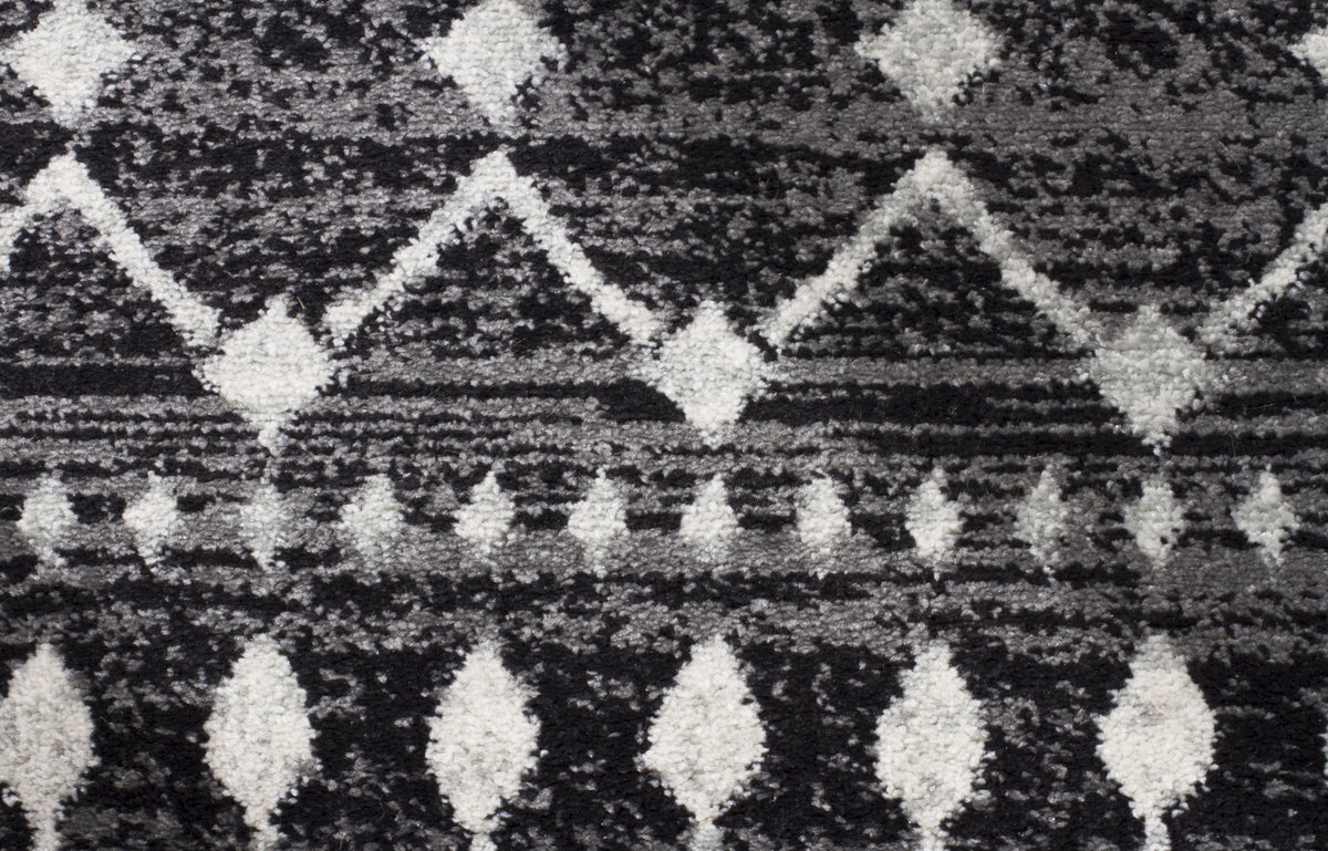 Simplicity Black Transitional Rug