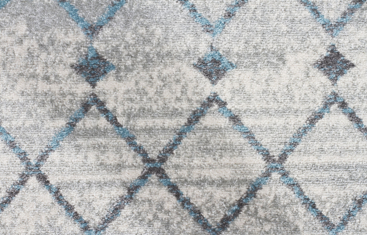 Slate White Transitional Rug