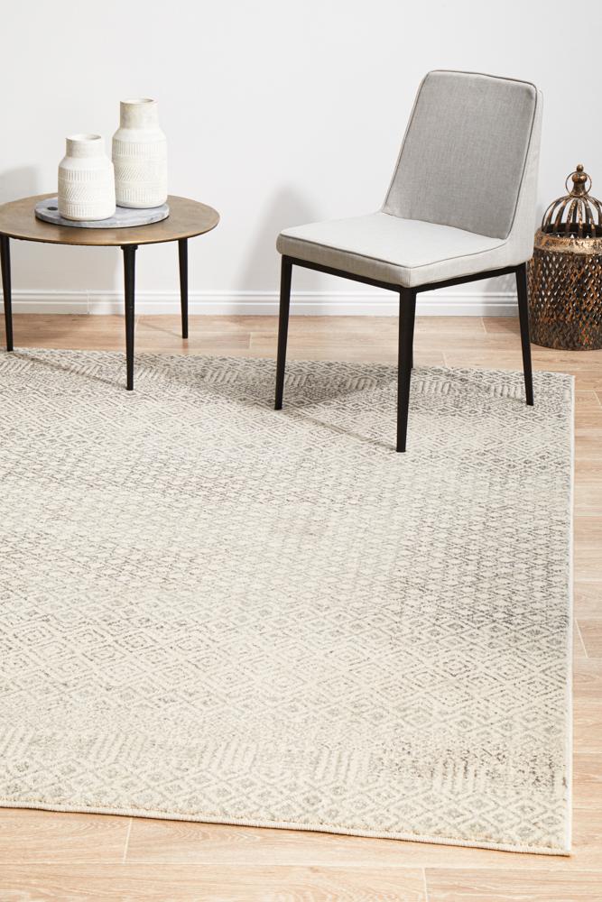 Layla Ivory Diamonds Rug| Tribal Rugs Belrose | Rugs N Timber