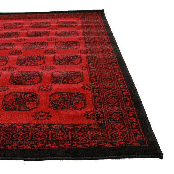 Istanbul 4 Rug - Red Black