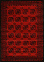 Istanbul 4 Rug - Red Black
