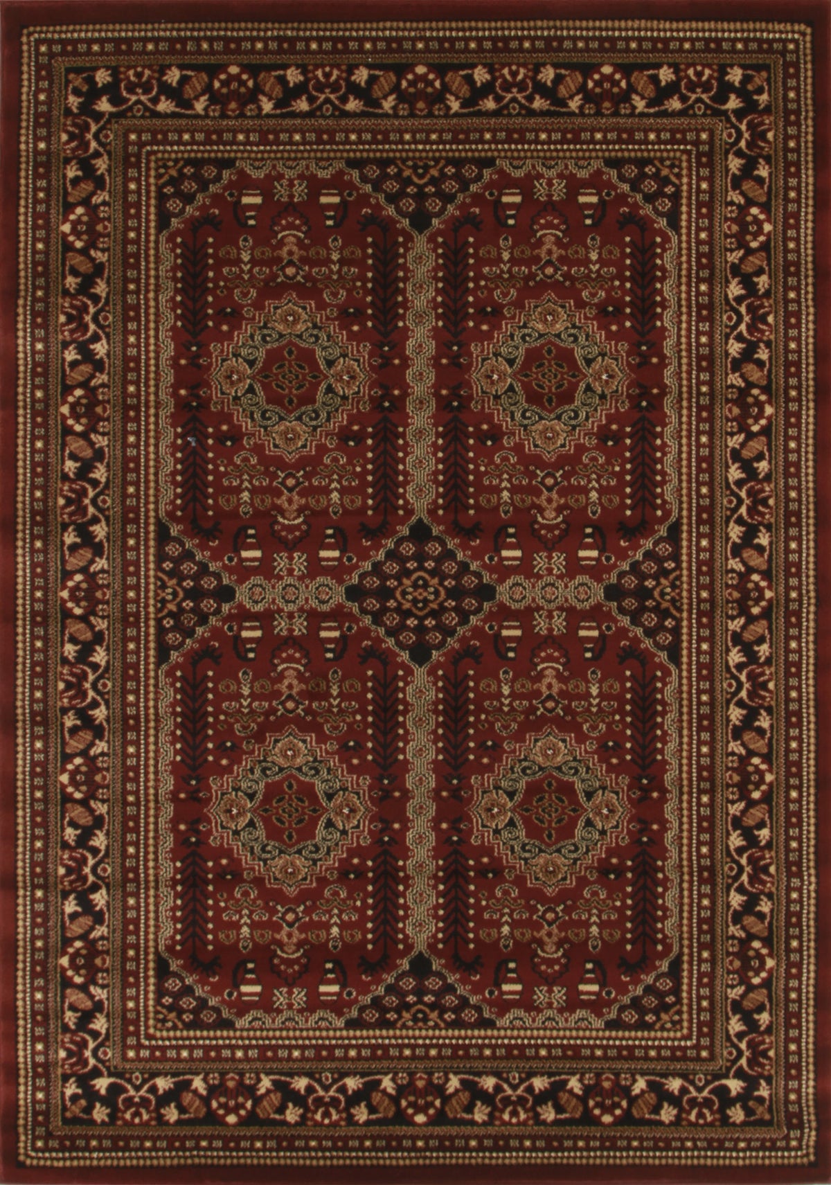 Istanbul 5 Rug Burgundy Red
