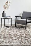 Annabelle Grey Floral Rug | Traditional Rugs Belrose Sydney