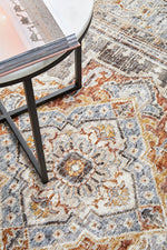 Annabelle Silver Jewel Rug | Traditional Rugs Belrose Sydney