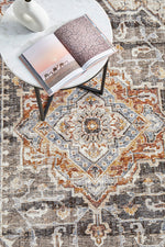 Annabelle Silver Jewel Rug | Traditional Rugs Belrose Sydney