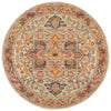 Kalani Golden Round Rug | Traditional Rugs Belrose Sydney