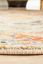 Kalani Golden Round Rug | Traditional Rugs Belrose Sydney