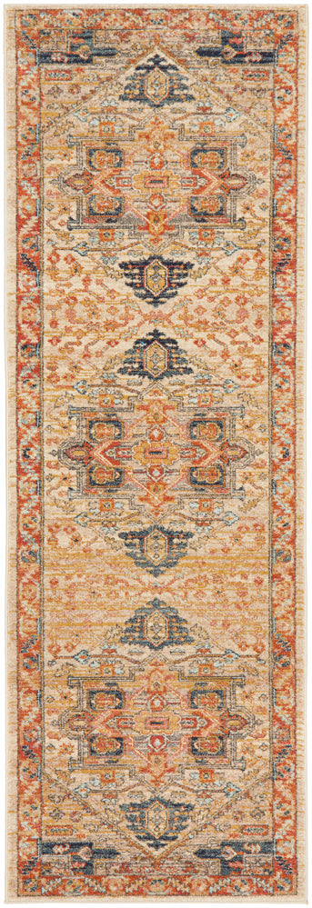 Kalani Golden Hall Runner | Traditional Rugs Belrose Sydney