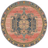 Kalani Earth Round Rug | Traditional Rugs Belrose Sydney