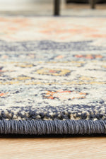 Kalani Ecru Round Rug | Traditional Rugs Belrose Sydney