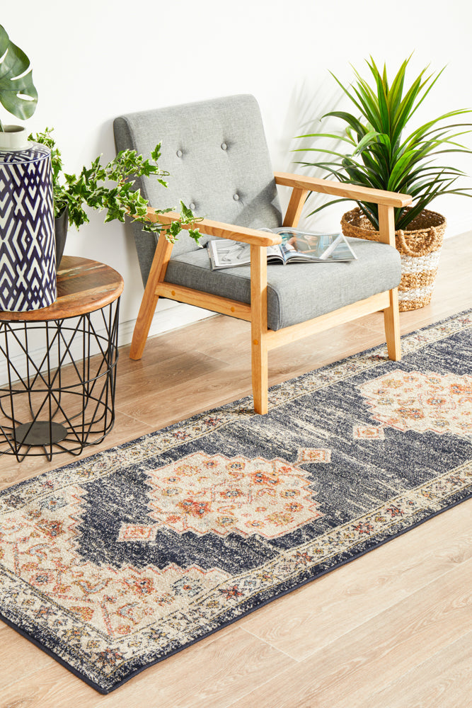 Kalani Ecru Hall Runner | Traditional Rugs Belrose Sydney