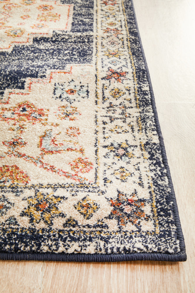 Kalani Ecru Hall Runner | Traditional Rugs Belrose Sydney