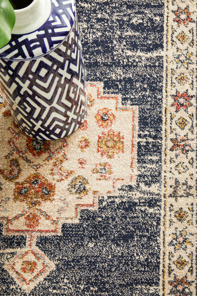 Kalani Ecru Hall Runner | Traditional Rugs Belrose Sydney