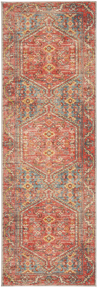 Kalani Crimson Hall Runner | Traditional Rugs Belrose Sydney