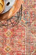 Kalani Crimson Hall Runner | Traditional Rugs Belrose Sydney